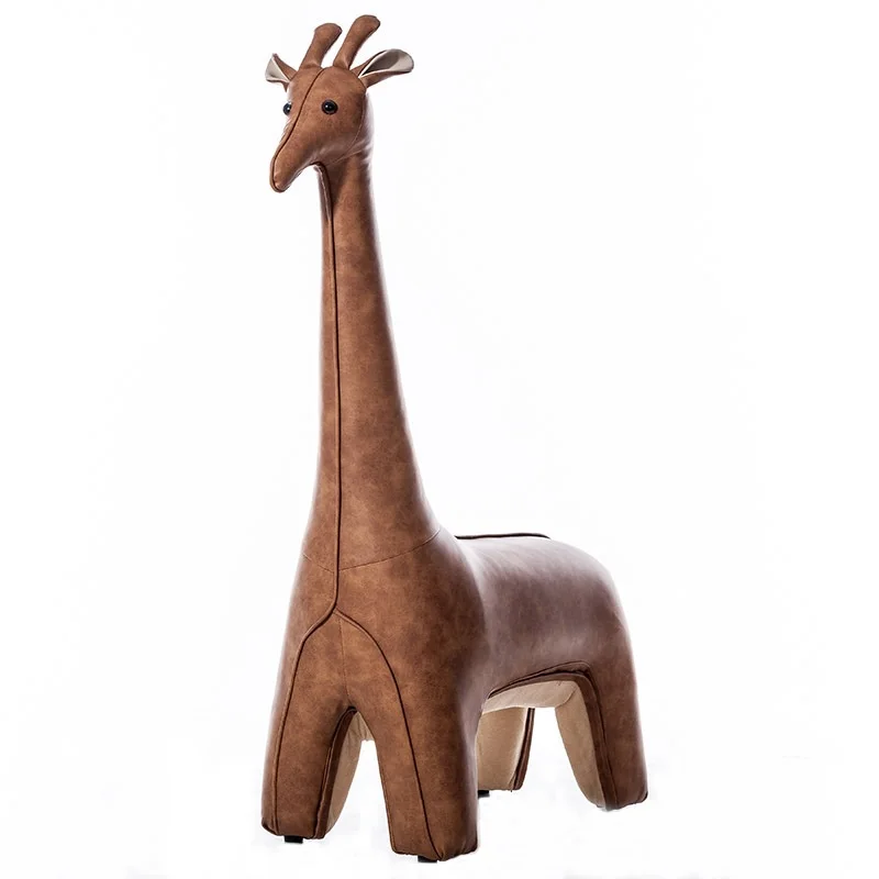 125cm(49") Height Stool of Giraffe / 95cm(37") Length, Seat Height 47cm(18") / Faux Leather of PU
125cm(49") Height Stool of Giraffe / 95cm(37") Length, Seat Height 47cm(18") / Faux Leather of PU