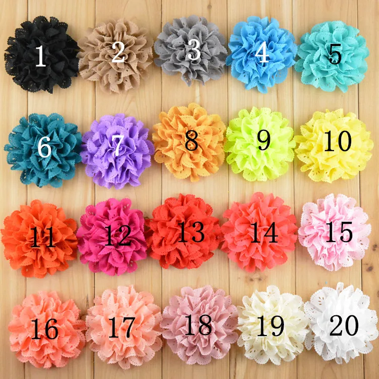 Chiffon Pierced Fabric Flower without Clip For Baby Girls Hair Accessories Hand Craft DIY Baby Headwear 8cm 20colors
Chiffon Pierced Fabric Flower without Clip For Baby Girls Hair Accessories Hand Craft DIY Baby Headwear 8cm 20colors