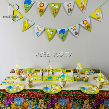 86Pcs for 12kids Jungle Safari Animals theme birthday party supplie tableware set, plate+straw+glass+candybox+invitation ect
86Pcs for 12kids Jungle Safari Animals theme birthday party supplie tableware set, plate+straw+glass+candybox+invitation ect