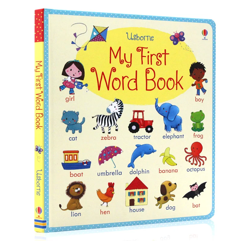 Usborne English picture book board book My first word book English dictionary for baby and kids early education 20 pages
Usborne English picture book board book My first word book English dictionary for baby and kids early education 20 pages