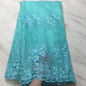 Sky blue African French Tulle Net Lace Fabric with Beads Fashion Nigerian Wedding African Lace Fabrics For Dress
Sky blue African French Tulle Net Lace Fabric with Beads Fashion Nigerian Wedding African Lace Fabrics For Dress