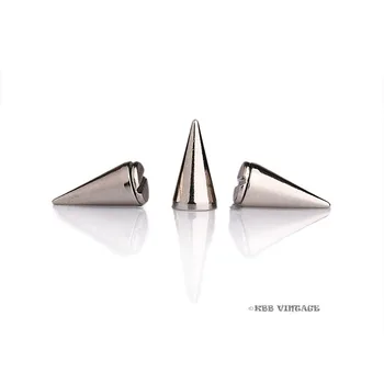 50pc Metal Punk Spikes Gothic Cone Stud Screwback Medium 5/8'' silver
50pc Metal Punk Spikes Gothic Cone Stud Screwback Medium 5/8'' silver