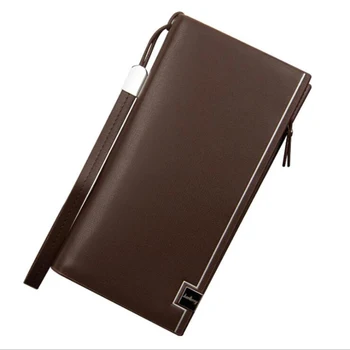 Baellery Brown Leather Men Wallets with Zipper Coin Pocket Multifunction Wallet Business Male Purses Clutch Bag Long Men Wallet
Baellery Brown Leather Men Wallets with Zipper Coin Pocket Multifunction Wallet Business Male Purses Clutch Bag Long Men Wallet