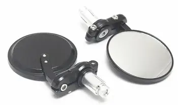 Motorcycle Black 3" Round 7/8" Handlebar End Mirror For Cafe Cacer Bobber Clubman
Motorcycle Black 3" Round 7/8" Handlebar End Mirror For Cafe Cacer Bobber Clubman