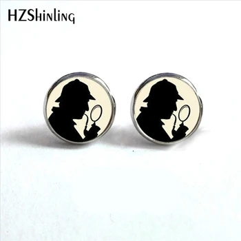 ED-0027 New Arrival Sherlock Holmes Earrings Steampunk Sherlock Silhouette Stud Earrings Glass Dome Jewelry Wholesale HZ4
ED-0027 New Arrival Sherlock Holmes Earrings Steampunk Sherlock Silhouette Stud Earrings Glass Dome Jewelry Wholesale HZ4