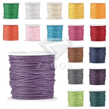 2x2mm 1 Roll 70m Waxed Cotton 12 Color Finding Thread Cord DIY Making Fabric Bracelet Necklace Braided Beadwork Accessory TC0119
2x2mm 1 Roll 70m Waxed Cotton 12 Color Finding Thread Cord DIY Making Fabric Bracelet Necklace Braided Beadwork Accessory TC0119