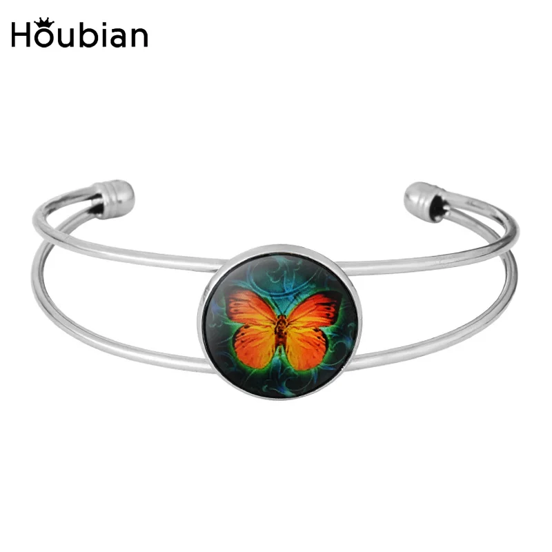 Houbain Time Gem Butterfly Bracelet Crystal Glass Dome Bracelet for Women And Men
Houbain Time Gem Butterfly Bracelet Crystal Glass Dome Bracelet for Women And Men