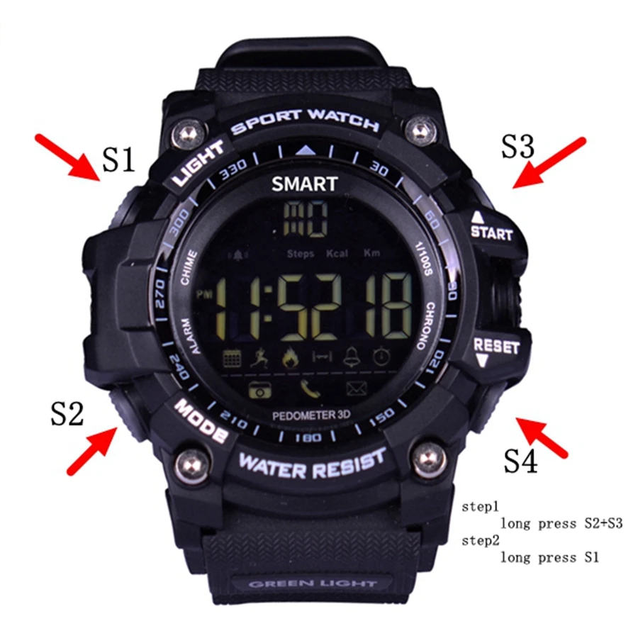 ex16 sport smart watch instructions