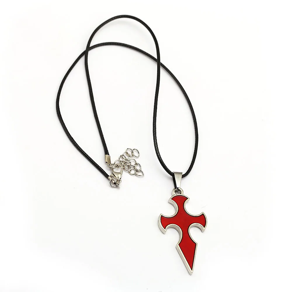 SAO Sword Art Online Necklace Knight of Blood Cross Pendant Metal Rope Chain Choker Necklaces Women Men Charm Gifts Jewelry
SAO Sword Art Online Necklace Knight of Blood Cross Pendant Metal Rope Chain Choker Necklaces Women Men Charm Gifts Jewelry