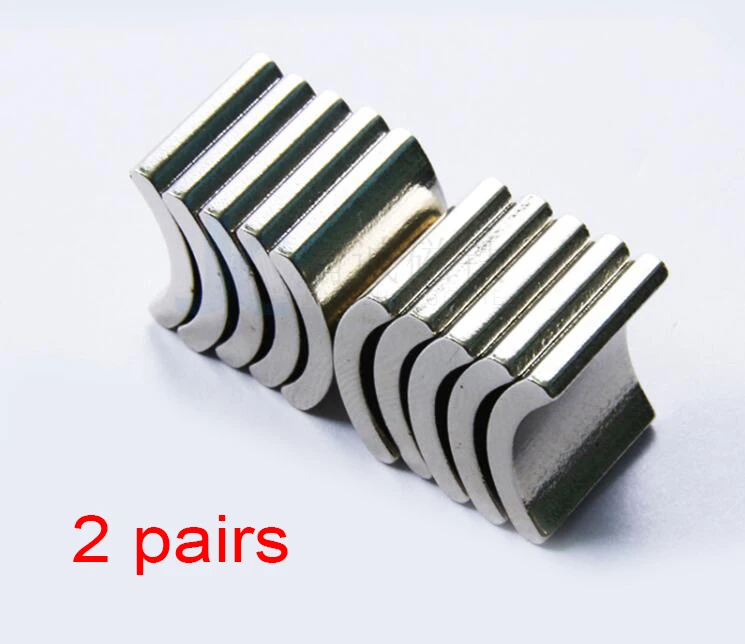 2 Pairs NdFeB N42SH Magnet Silver 130 Motor Magnet Motor Component For Tamiya Mini 4WD Car Model 2.5x13x14mm
2 Pairs NdFeB N42SH Magnet Silver 130 Motor Magnet Motor Component For Tamiya Mini 4WD Car Model 2.5x13x14mm