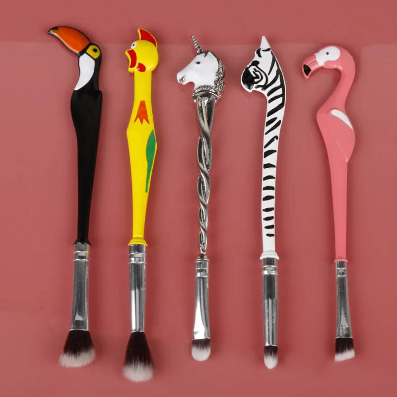 New 5pcs Magic Cartoon Animals Makeup Brush Set Foundation Blending Power Eyeshadow Contour Face Cosmetic Beauty Make Up Tool
New 5pcs Magic Cartoon Animals Makeup Brush Set Foundation Blending Power Eyeshadow Contour Face Cosmetic Beauty Make Up Tool