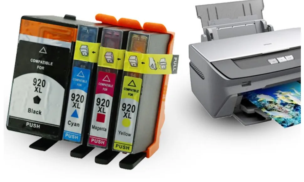 4 Unids / Set Para Impresoras Cartuchos De Tinta Officejet 7000 6000 Cartucho HP920XL 30,95 € | DHgate