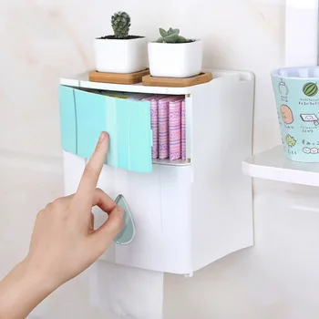 Bathroom Waterproof Tissue Box Plastic Bath Toilet Paper Holder Wall Mounted Paper Storage Box Double Layer HG602370
Bathroom Waterproof Tissue Box Plastic Bath Toilet Paper Holder Wall Mounted Paper Storage Box Double Layer HG602370