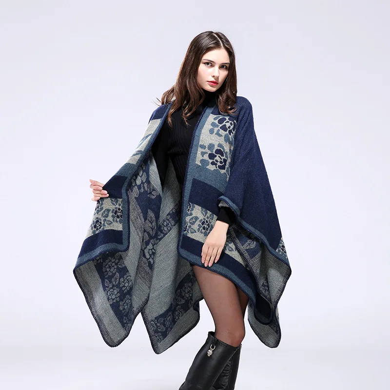 Autumn Winter Vintage Women Knitted Shawl Poncho Faux Cashmere Plaid Check Tassel Oversized Warm Long Winter Cape Large Size
Autumn Winter Vintage Women Knitted Shawl Poncho Faux Cashmere Plaid Check Tassel Oversized Warm Long Winter Cape Large Size