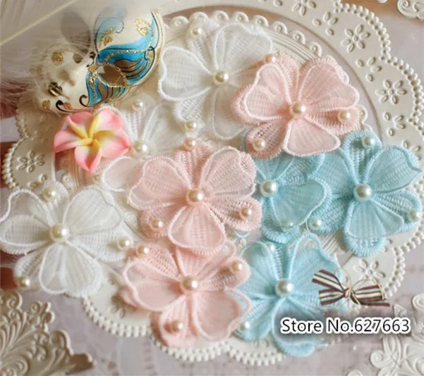 10pieces/lot white pink, aqua beaded organza flowers patch wedding dress applique
10pieces/lot white pink, aqua beaded organza flowers patch wedding dress applique
