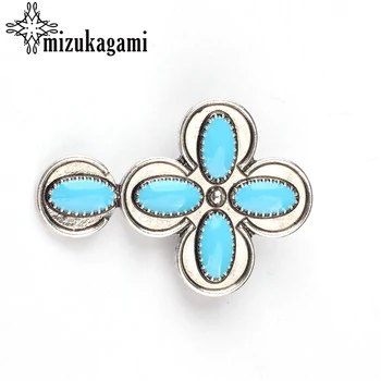 CONCHO Zinc Alloy Enamel Cross Blue Decorative Buttons Charms Pendants 3pcs/lot 47x33MM For DIY Accessories
CONCHO Zinc Alloy Enamel Cross Blue Decorative Buttons Charms Pendants 3pcs/lot 47x33MM For DIY Accessories