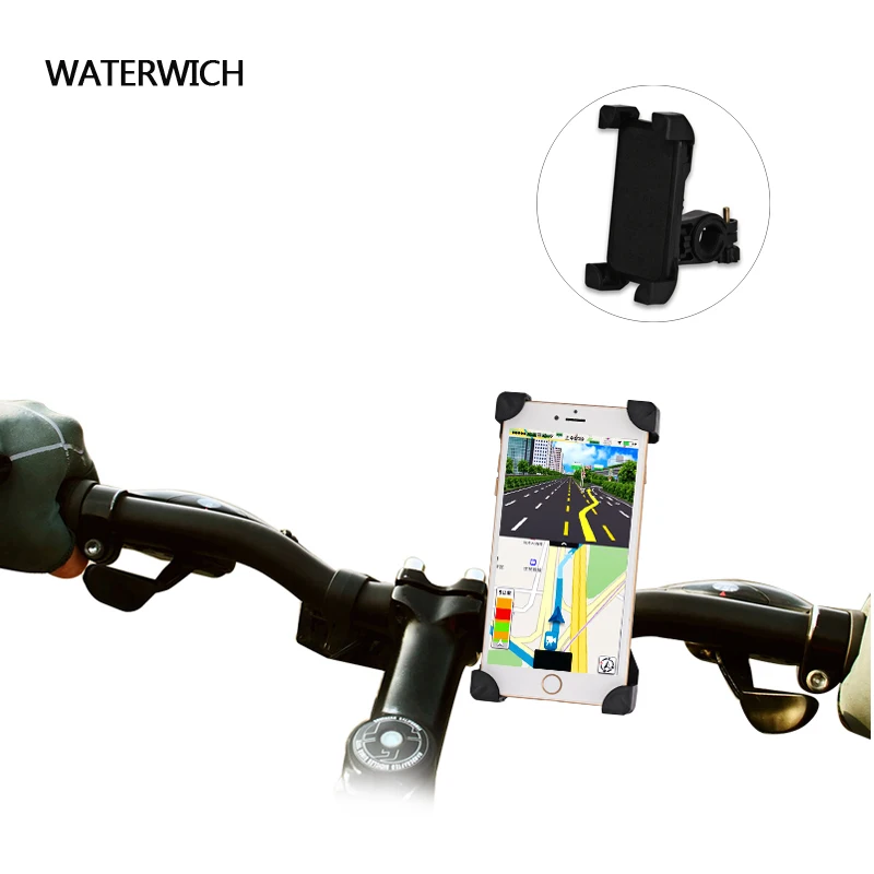 WATERWICH 360 Rotate Motorcycle Bike Handlebar Clip Phone Stand Mount Bracket For iPhone 3.5-6.5 inch Bicycle Phones Holders
WATERWICH 360 Rotate Motorcycle Bike Handlebar Clip Phone Stand Mount Bracket For iPhone 3.5-6.5 inch Bicycle Phones Holders