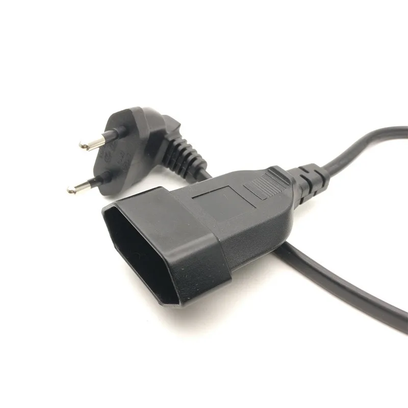 2PCS European EU 2 Prong Bend Angle Male to Female Power Extension Cord Cable for PC Computer PDU UPS 0.3M/0.6M
2PCS European EU 2 Prong Bend Angle Male to Female Power Extension Cord Cable for PC Computer PDU UPS 0.3M/0.6M