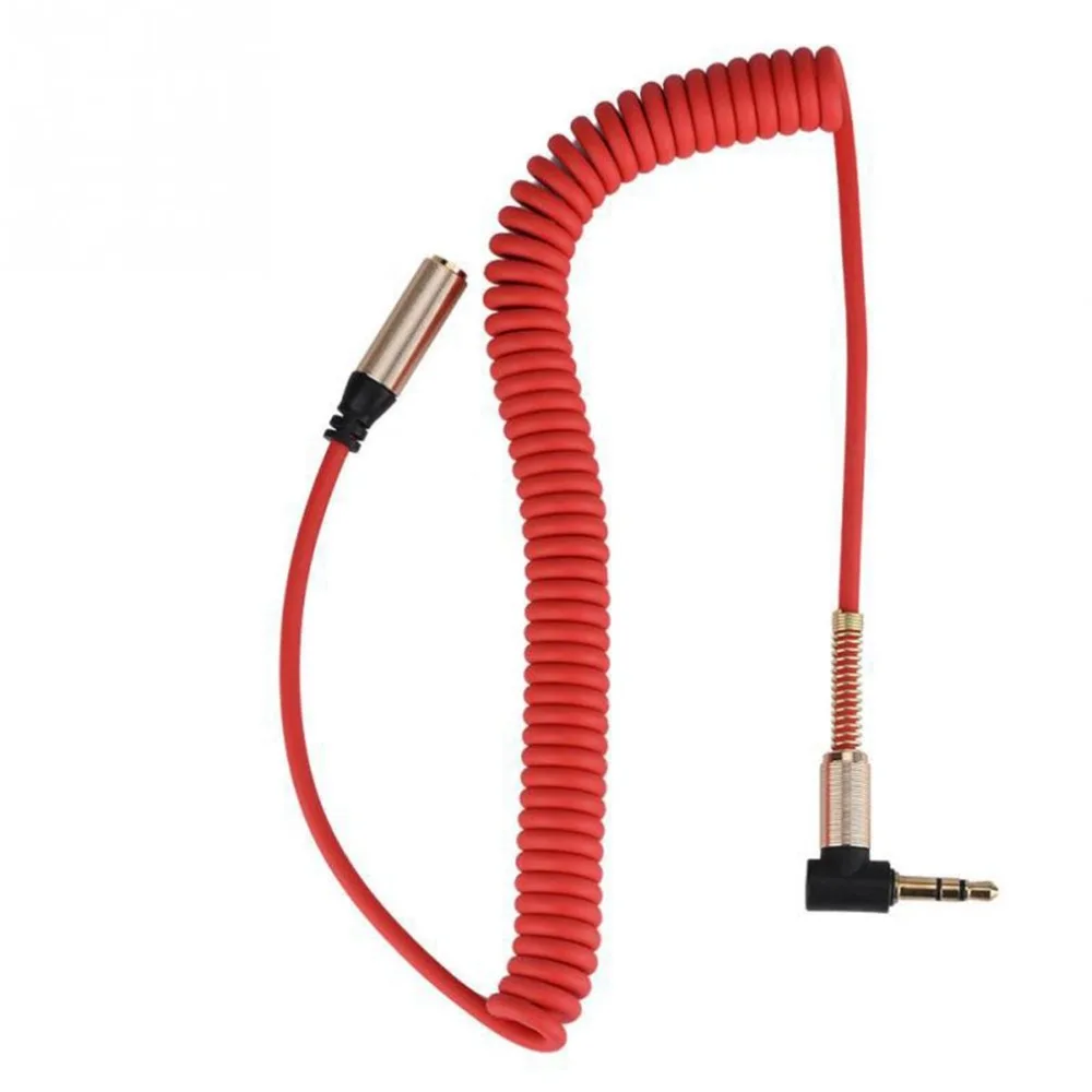3.5mm Jack Male to Female Cable Earphone Headphone Audio Extension Cable Extendable Flexible Spring Cord Portable Audio Cable
3.5mm Jack Male to Female Cable Earphone Headphone Audio Extension Cable Extendable Flexible Spring Cord Portable Audio Cable