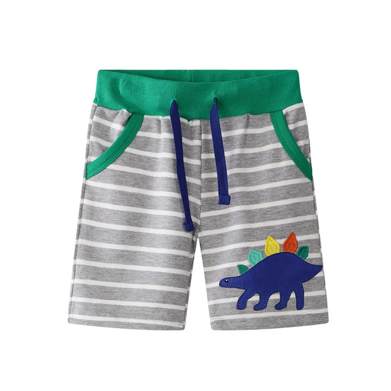 2019 new style soft cotton stripe dinosaur applique half length boys pants for summer
2019 new style soft cotton stripe dinosaur applique half length boys pants for summer