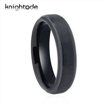 6mm Tungsten Black Fashion Ring Brushed Finish Stepped Edges Design Comfort Fit
6mm Tungsten Black Fashion Ring Brushed Finish Stepped Edges Design Comfort Fit
