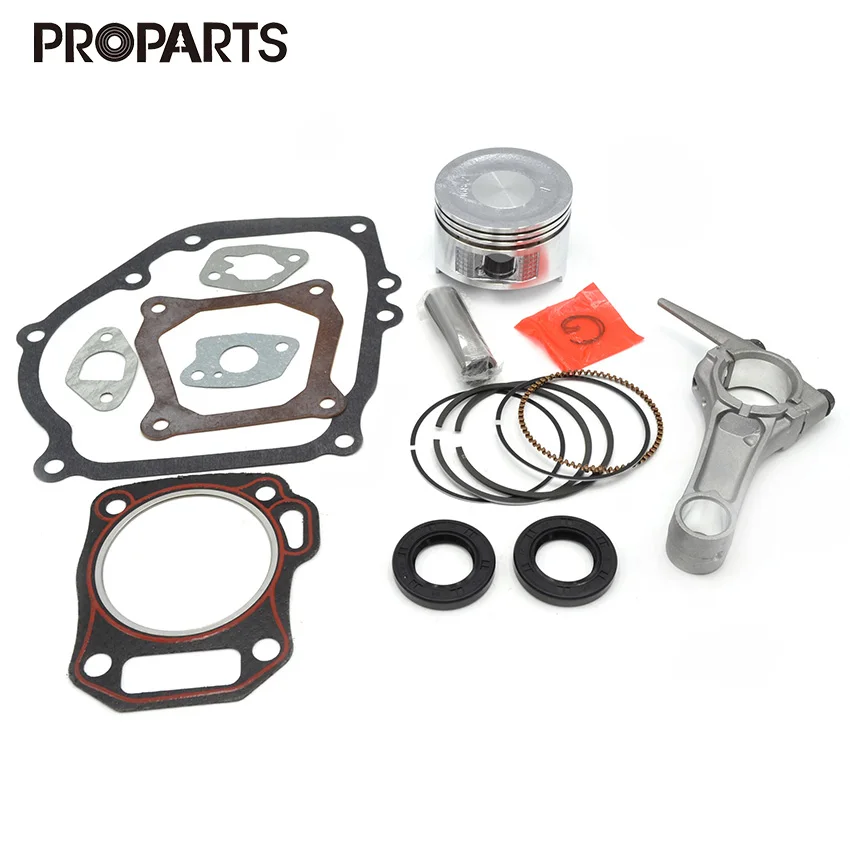 

Standard Piston Ring Connecting Rod Oil Seal Gasket Fit Honda GX160 168F 5.5HP Generator Water Pump Small Engine Parts