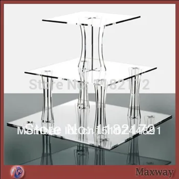 YAXIN 3 Tier Clean high quality square Beautiful lucency modern design Acrylic Cupcake Stand Party / Wedding / Festival Supplies
YAXIN 3 Tier Clean high quality square Beautiful lucency modern design Acrylic Cupcake Stand Party / Wedding / Festival Supplies