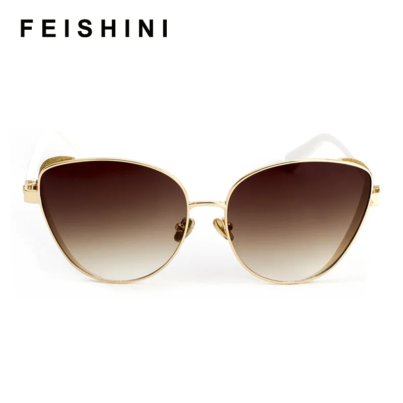 FEISHINI Latest European Popular Of Artificial Crystal Embellishment Plastic HD luxury brands Sunglasses Women Cat eye Vintage
FEISHINI Latest European Popular Of Artificial Crystal Embellishment Plastic HD luxury brands Sunglasses Women Cat eye Vintage