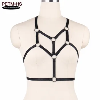 Womens Sexy Harness Lingerie Black Elastic Strappy Tops Bustier Body Cage Bra Adjust Bondage Belt Goth Exotic Apparel Underwear
Womens Sexy Harness Lingerie Black Elastic Strappy Tops Bustier Body Cage Bra Adjust Bondage Belt Goth Exotic Apparel Underwear