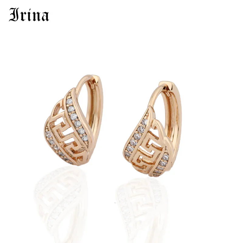 Irina Earrings for Women Fashion Charm Gold Metal Charm Earrings Geometric Drop Earrings High Quality Cubic Zircon Rose Gold
Irina Earrings for Women Fashion Charm Gold Metal Charm Earrings Geometric Drop Earrings High Quality Cubic Zircon Rose Gold