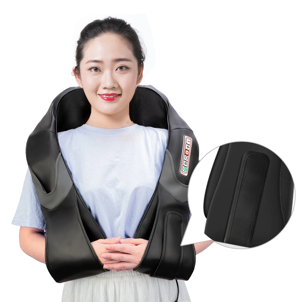 Electrical Shiatsu Back Neck Shoulder Body Infrared Heated Kneading Massager For Car/Home 1 Electrical Shiatsu Back Neck Shoulder Body Infrared Heated Kneading Massager For Car/Home 1