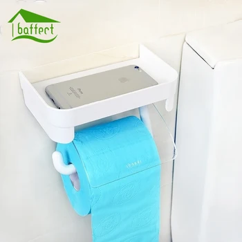 Baffect Wall Mounted Toilet Paper Holder Plastic Toilet Roll Paper Tissue Holders With Phone Storage Rack Bathroom Accessories
Baffect Wall Mounted Toilet Paper Holder Plastic Toilet Roll Paper Tissue Holders With Phone Storage Rack Bathroom Accessories