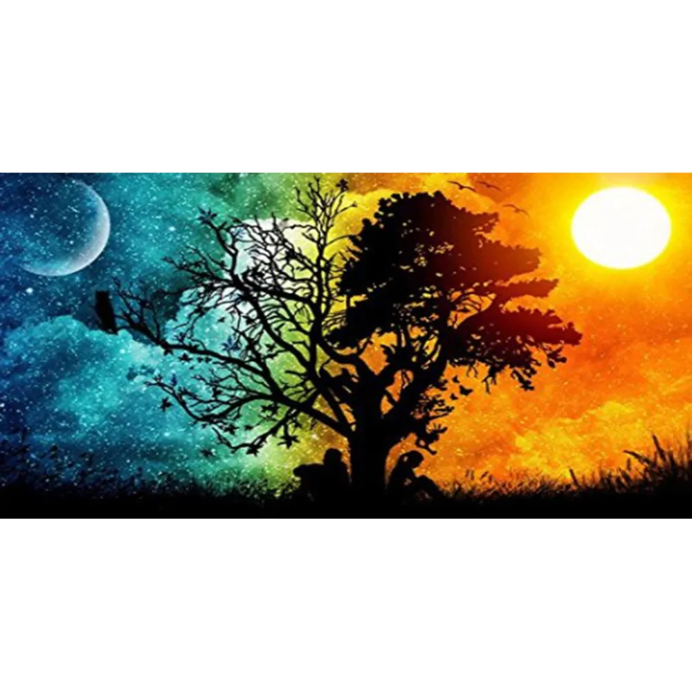 5d Diamond Embroidery Sun Moon Tree Scenery Mosaic Crystal Cross Stitch Full Square Diamond Painting DIY Sticker Decor Paintings
5d Diamond Embroidery Sun Moon Tree Scenery Mosaic Crystal Cross Stitch Full Square Diamond Painting DIY Sticker Decor Paintings