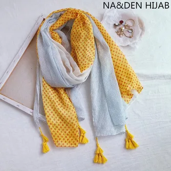 Women Double colour pressed with pendant cotton long scarf fashion Contrast color spring and summer cotton scarf shawl 10pcs/lot
Women Double colour pressed with pendant cotton long scarf fashion Contrast color spring and summer cotton scarf shawl 10pcs/lot