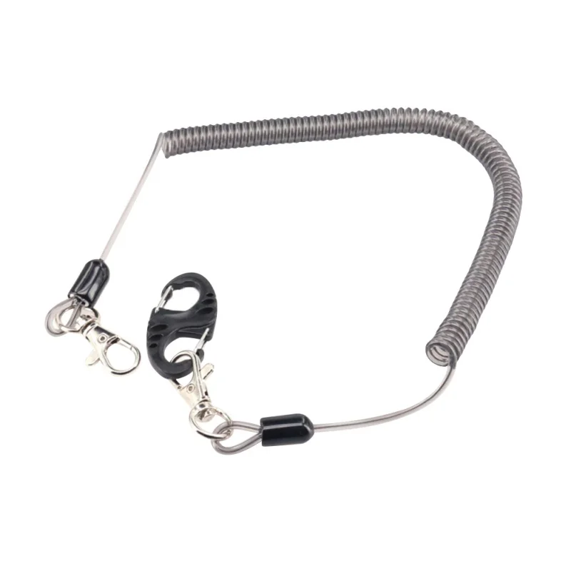Fishing Safety Line Fishing Coiled Lanyard Safety Rope Wire Steel Inside Attached with Fishing Drop Rope Fishing Tackle Tool
Fishing Safety Line Fishing Coiled Lanyard Safety Rope Wire Steel Inside Attached with Fishing Drop Rope Fishing Tackle Tool