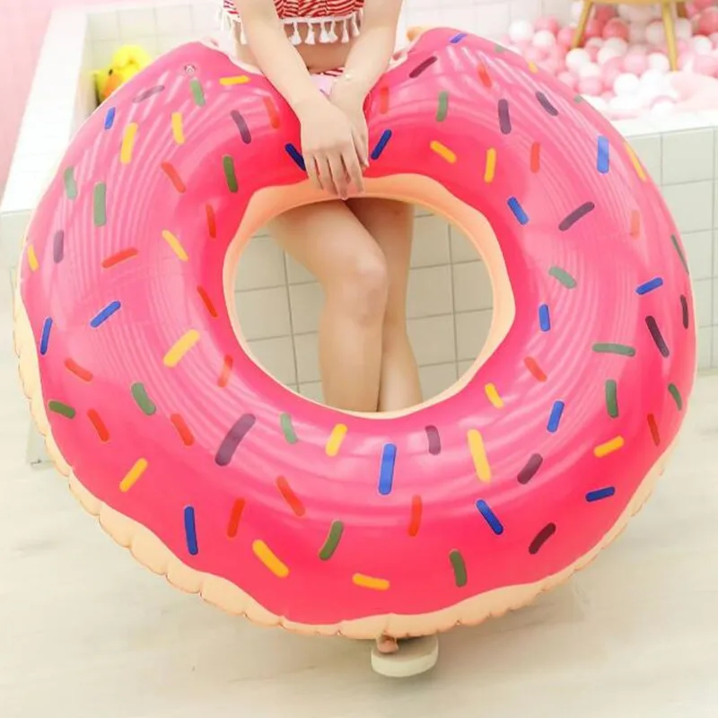 Inflatable Donut Swimming Ring for Pool Float Mattress Swimming Pool Thickened PVC Summer Floating Ring Seat Toys
Inflatable Donut Swimming Ring for Pool Float Mattress Swimming Pool Thickened PVC Summer Floating Ring Seat Toys