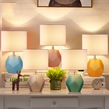 Modern Frosted Diamond Shaped Macaron Glass Table Lamps Lights Desk Bedside Standard Lighting Living Room Lamparas de Mesa
Modern Frosted Diamond Shaped Macaron Glass Table Lamps Lights Desk Bedside Standard Lighting Living Room Lamparas de Mesa