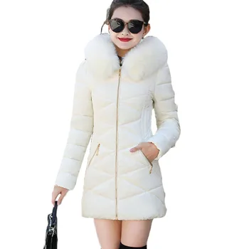 2019 Winter New Down Cotton Women Korean Plus size Long Women's Cotton Clothes Fur Collar Hooded Warm Casual Down Cotton e075
2019 Winter New Down Cotton Women Korean Plus size Long Women's Cotton Clothes Fur Collar Hooded Warm Casual Down Cotton e075