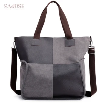 High Quality Canvas Casual Tote Bags Women Fashion High Capacity Handbags Lady Shoulder Designer Brand Patchwork Messenger Bag
High Quality Canvas Casual Tote Bags Women Fashion High Capacity Handbags Lady Shoulder Designer Brand Patchwork Messenger Bag