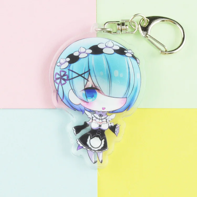 Anime Re: Life in a different world from zero Acrylic Action Figure keychain keyring Pendant toy gift
Anime Re: Life in a different world from zero Acrylic Action Figure keychain keyring Pendant toy gift
