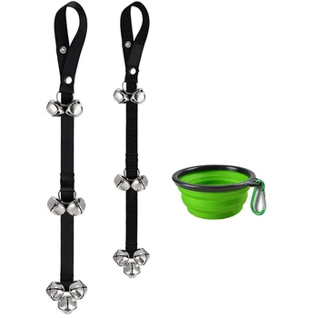 Dog Bells Pack Of 2 Potty Bells Dog Doorbells For Dog Training Adjustable Door Bell For Puppy With Collapsible Travel Pet Cat
Dog Bells Pack Of 2 Potty Bells Dog Doorbells For Dog Training Adjustable Door Bell For Puppy With Collapsible Travel Pet Cat