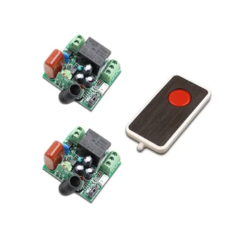 AC 220v 10A Relay 1CH wireless RF Remote Control Switch Mini Relay Receiver Switch Transmitter + 2 Receiver ; 315Mhz 433Mhz
AC 220v 10A Relay 1CH wireless RF Remote Control Switch Mini Relay Receiver Switch Transmitter + 2 Receiver ; 315Mhz 433Mhz