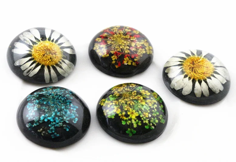 New Fashion 5pcs 25mm Mixed Natural Dried Flowers Flat Back Resin Cabochons Cameo G3-25
New Fashion 5pcs 25mm Mixed Natural Dried Flowers Flat Back Resin Cabochons Cameo G3-25