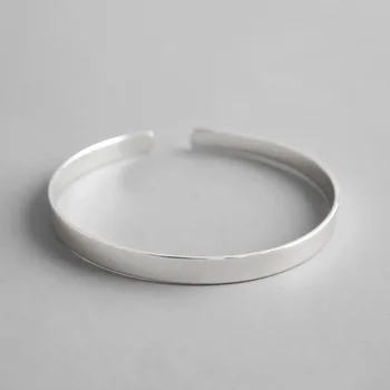 Authentic S925 Sterling Silver Bangle Bracelet Charm Simple 5mm Wide Mirror Open Bangles Bracelets Women Lady Gift
Authentic S925 Sterling Silver Bangle Bracelet Charm Simple 5mm Wide Mirror Open Bangles Bracelets Women Lady Gift