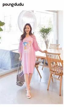 Poungdudu maternity pregnant women dress loose long short-sleeved pregnant women T-shirt jacket pregnant women dress 2019 new
Poungdudu maternity pregnant women dress loose long short-sleeved pregnant women T-shirt jacket pregnant women dress 2019 new
