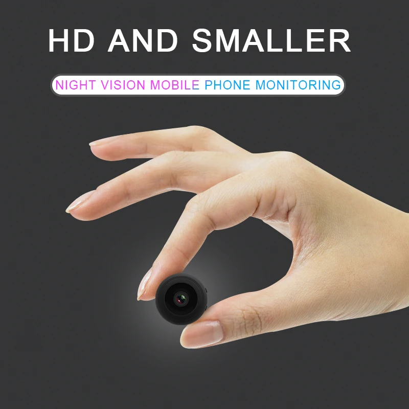 Mini Wifi Camera IP Wireless Cam Remote Control App Support Motion Detection 150 Degree Wide Angle IR Night Vision Secret HD
Mini Wifi Camera IP Wireless Cam Remote Control App Support Motion Detection 150 Degree Wide Angle IR Night Vision Secret HD