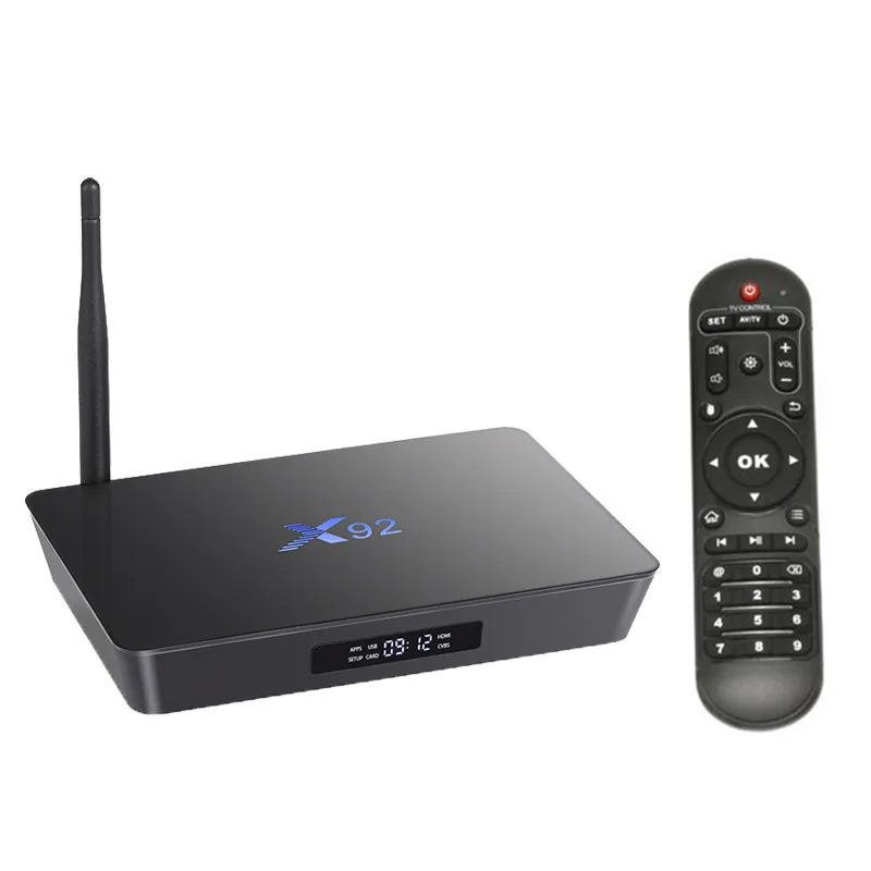 

X92 TV Box Amlogic S912 Android 6.0 Octa-Core 2.4GHz/5.0GHz WiFi HD 2.0A USB SD Card Slot Smart TV Box 2G 3G 16G 32GB