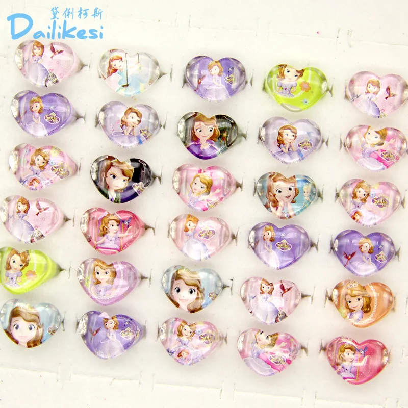 5pcs/lot Disney princess Sofia cartoon children ring accessories girl children day gift birthday party kid jewelry cosmetic toy
5pcs/lot Disney princess Sofia cartoon children ring accessories girl children day gift birthday party kid jewelry cosmetic toy