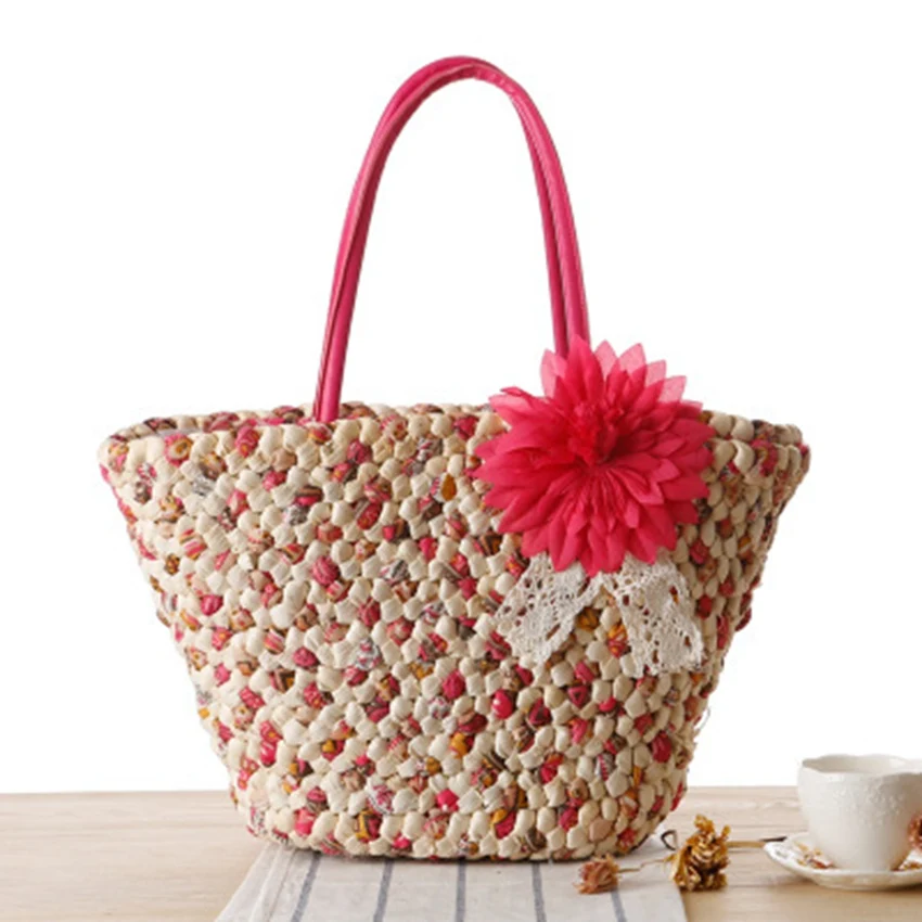 Chinese style new flower straw bag summer holiday fashion knit bag shoulder travel beach bag handbags
Chinese style new flower straw bag summer holiday fashion knit bag shoulder travel beach bag handbags