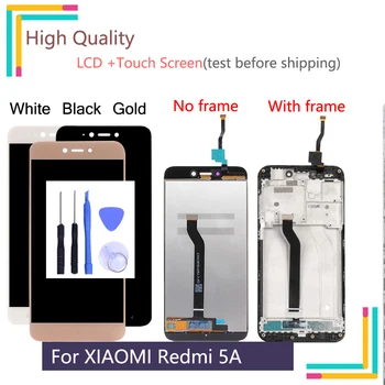 5.0'' 1280x720 Display For Xiaomi Redmi 5A LCD Touch Screen Digitizer with Frame Redplacement Parts for Redmi 5a LCD Assembly
5.0'' 1280x720 Display For Xiaomi Redmi 5A LCD Touch Screen Digitizer with Frame Redplacement Parts for Redmi 5a LCD Assembly